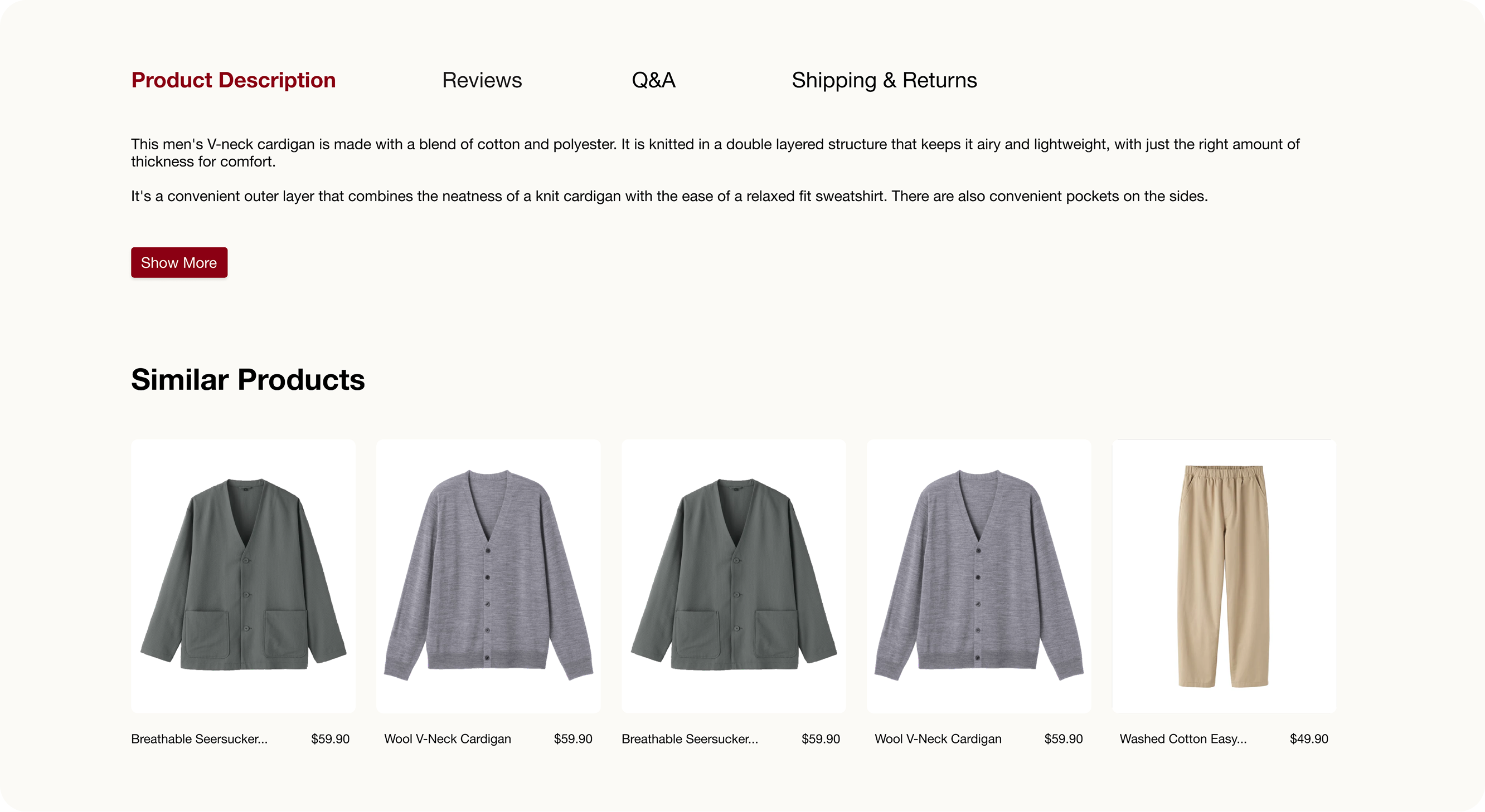 Redesign: supplementary content