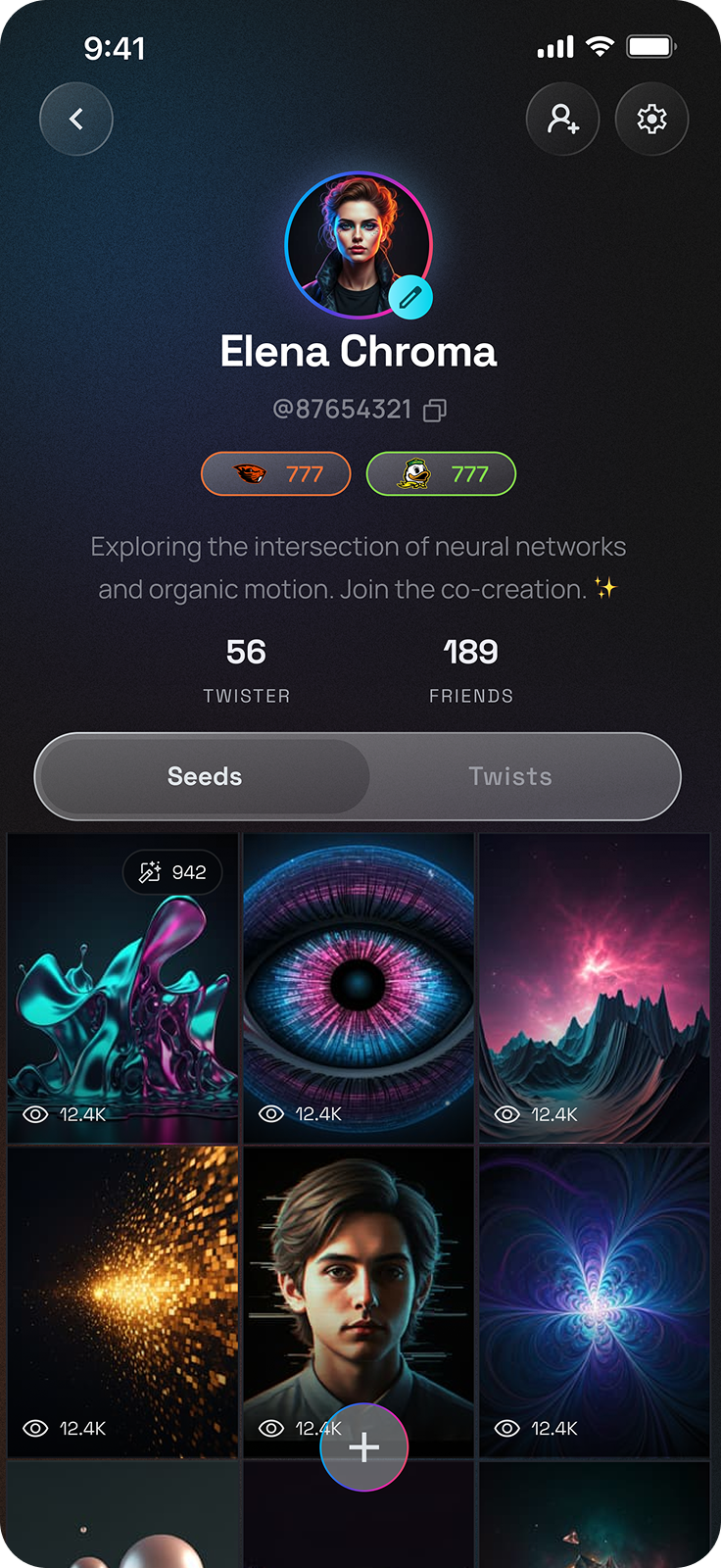 Current Wapoo profile page