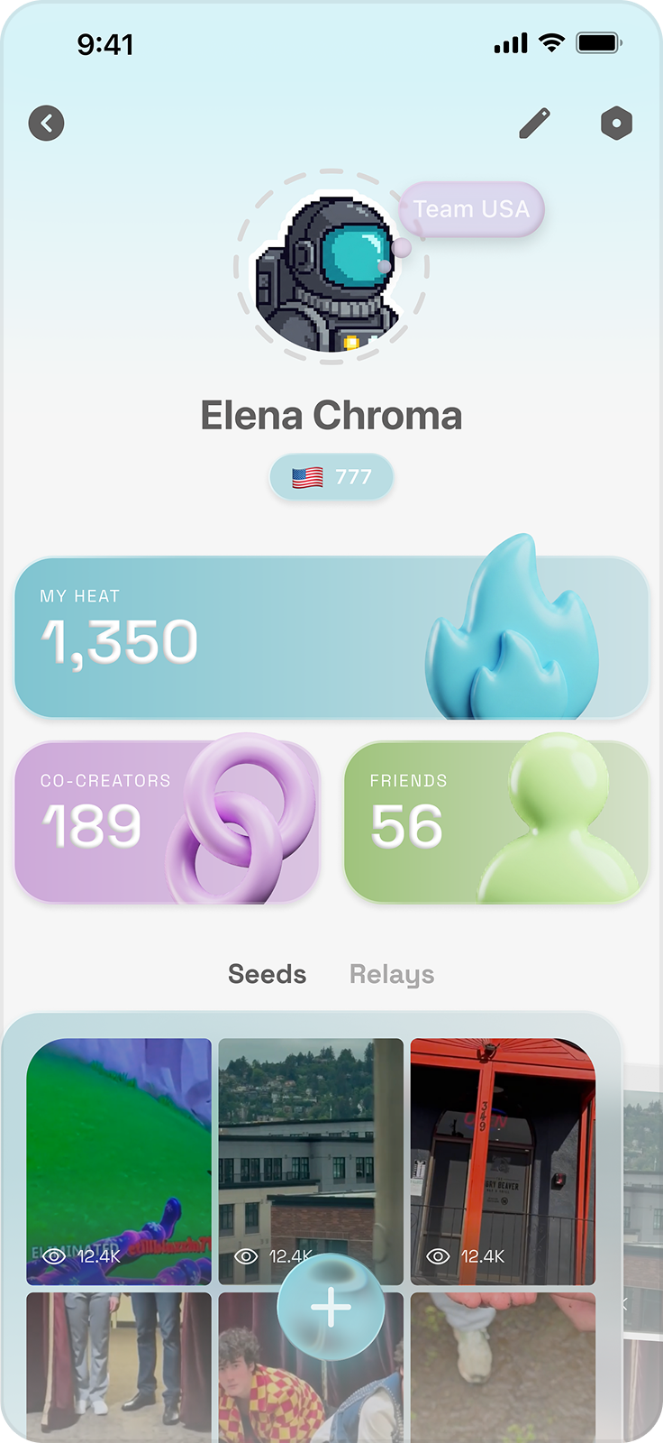 Redesign 1 profile page